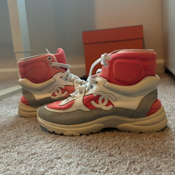 Chanel Neoprene High Top Sneakers - Picture 11 of 11